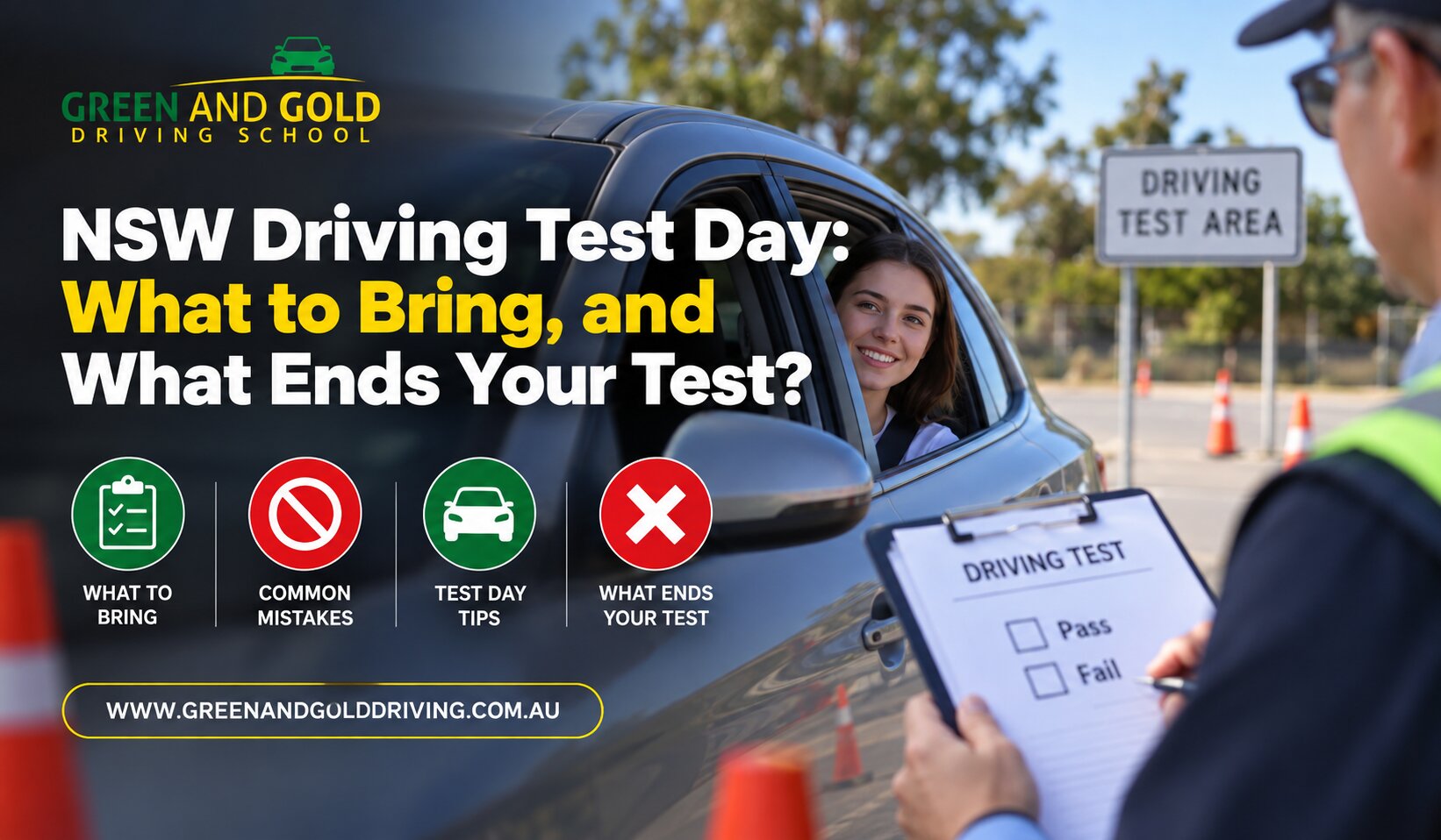 NSW Driving Test Day: What to Bring and What Fails You