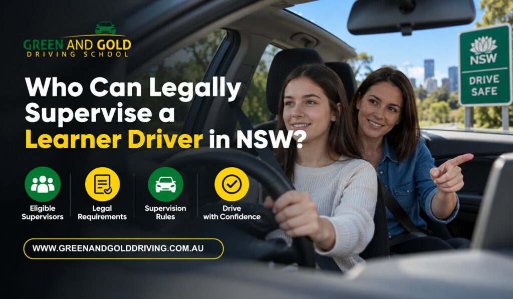 who can supervise a learner driver NSW
